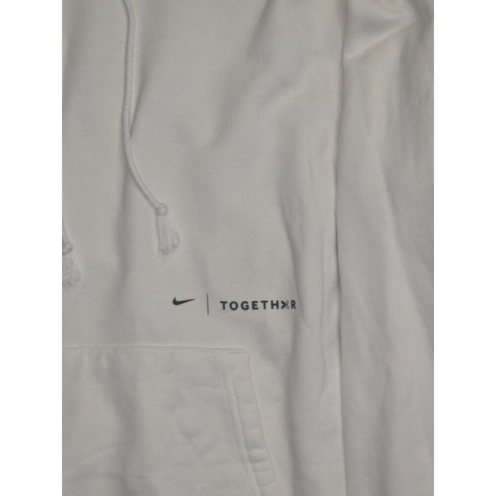 Nike TOGETHXR Hoodie Mens S white Everyone Watches Womens Sports Sweatshirt Cozy - Picture 6 of 6